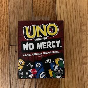 Mattel Games UNO Show 'Em No Mercy Card Game HWV18 Brutal Ruthless 168 Cards New